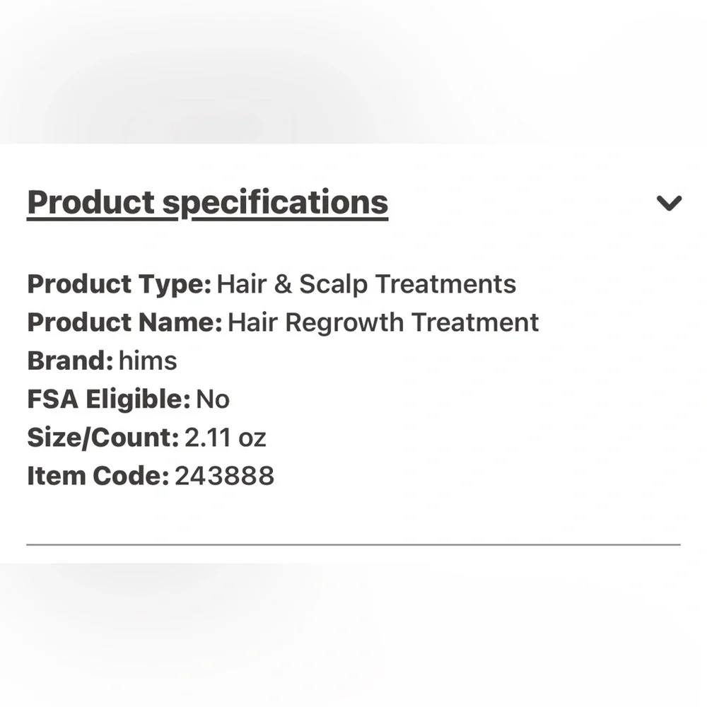Hims | Hair Regrowth Treatment | Minoxidil Topical Aerosol 5% Foam Unscented 3